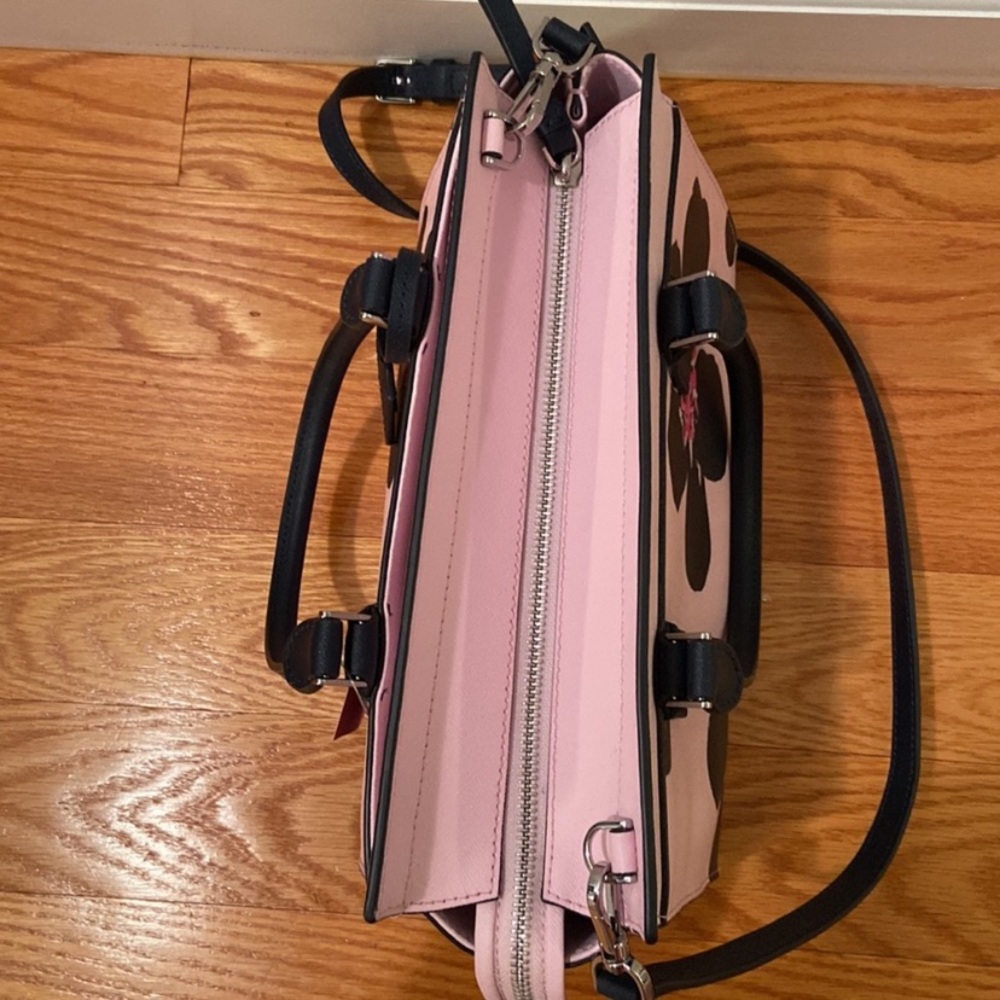 NWT Kate Spade Cameron Grand Pink Floral Satchel - Picture 6 of 16